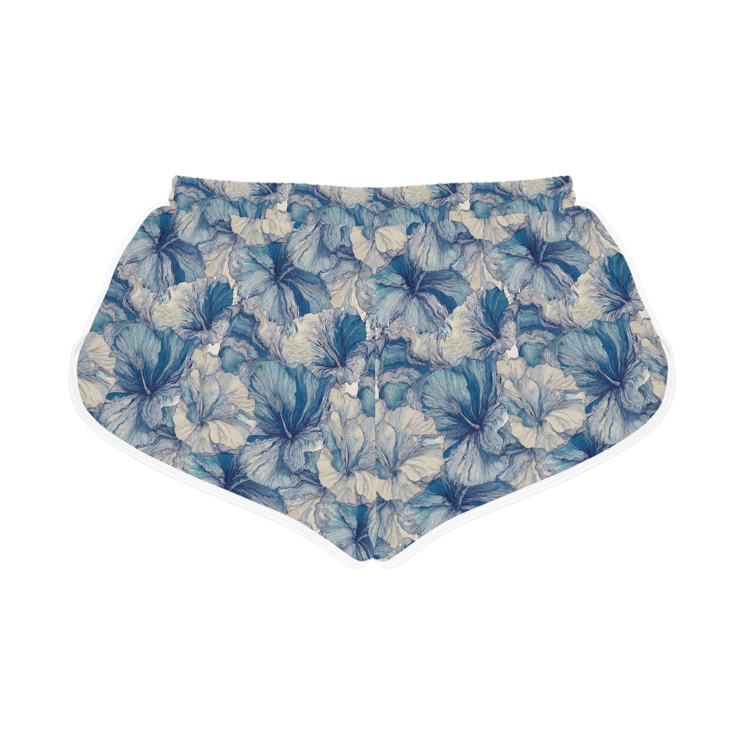 Blue Floral - Women's Relaxed Shorts