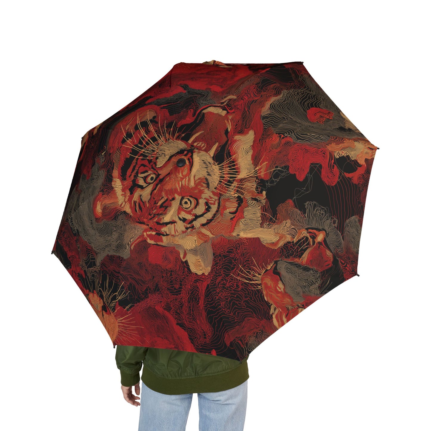 Tigers Foldable Umbrella