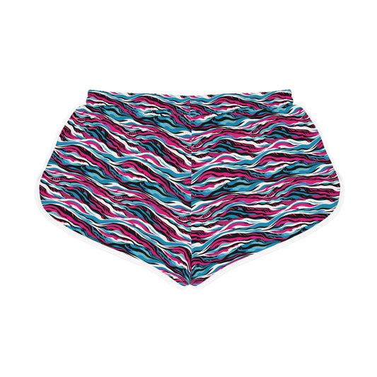 Neon Waves - Women's Relaxed Shorts