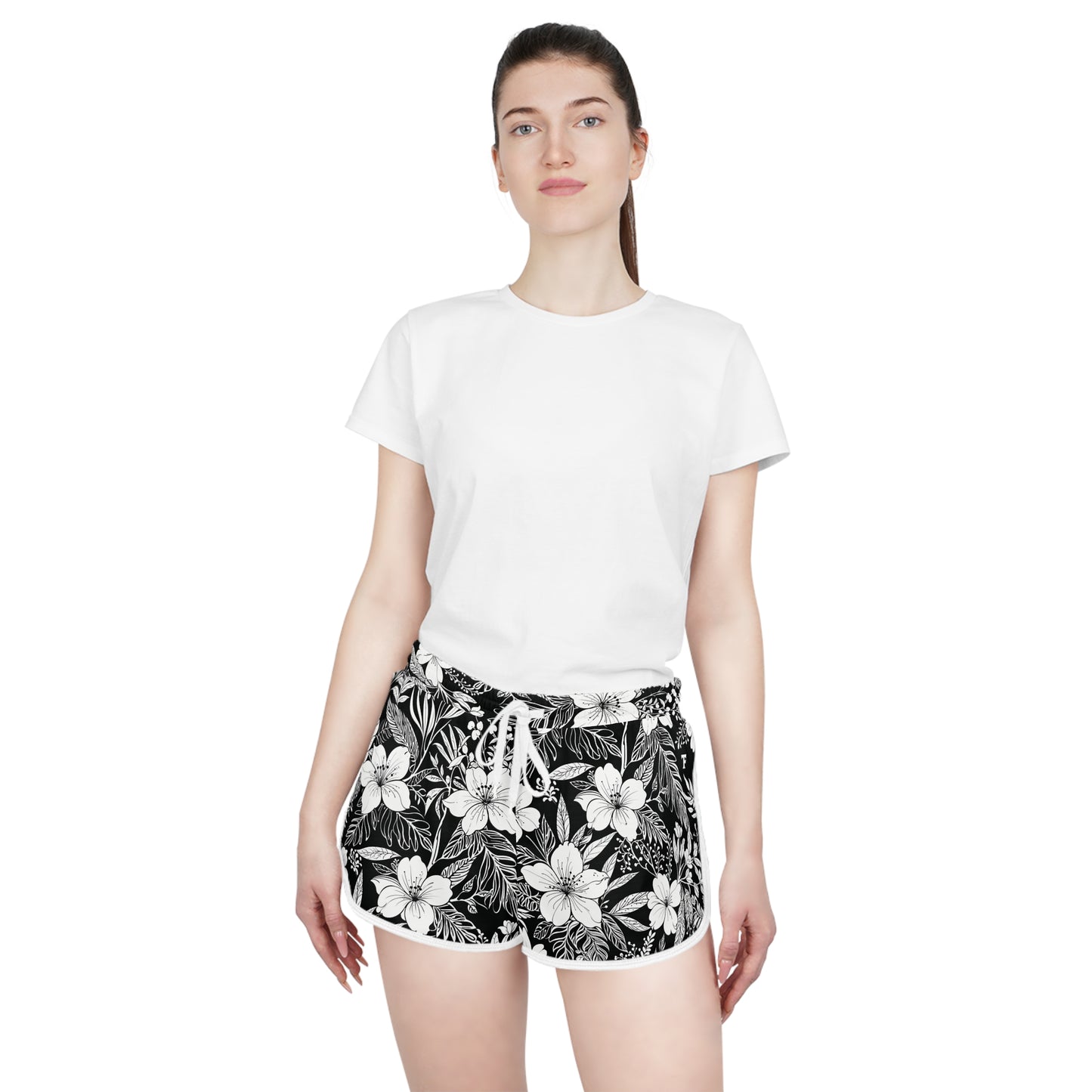 Manga Floral - Women's Relaxed Shorts