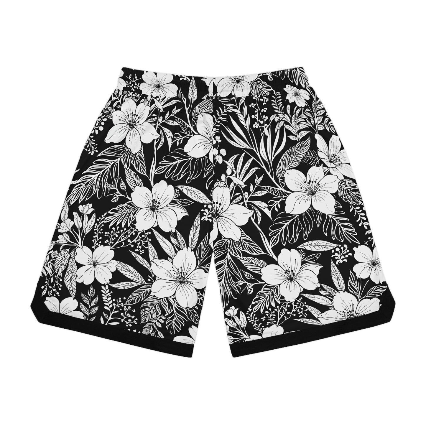 Manga Floral - Basketball Shorts