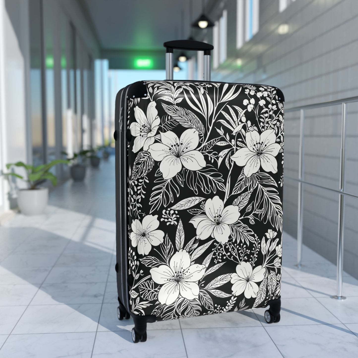 Manga Floral Suitcase