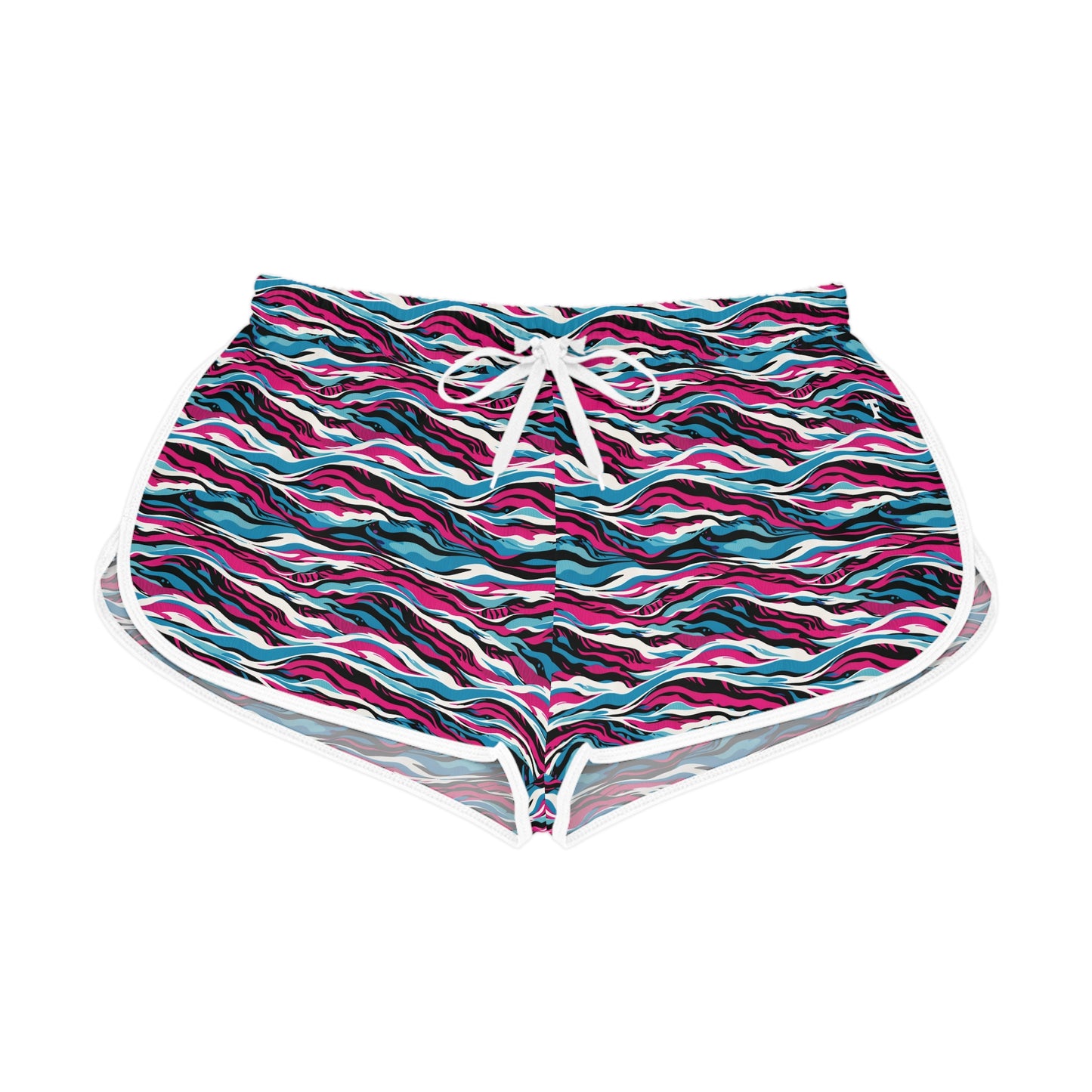 Neon Waves - Women's Relaxed Shorts