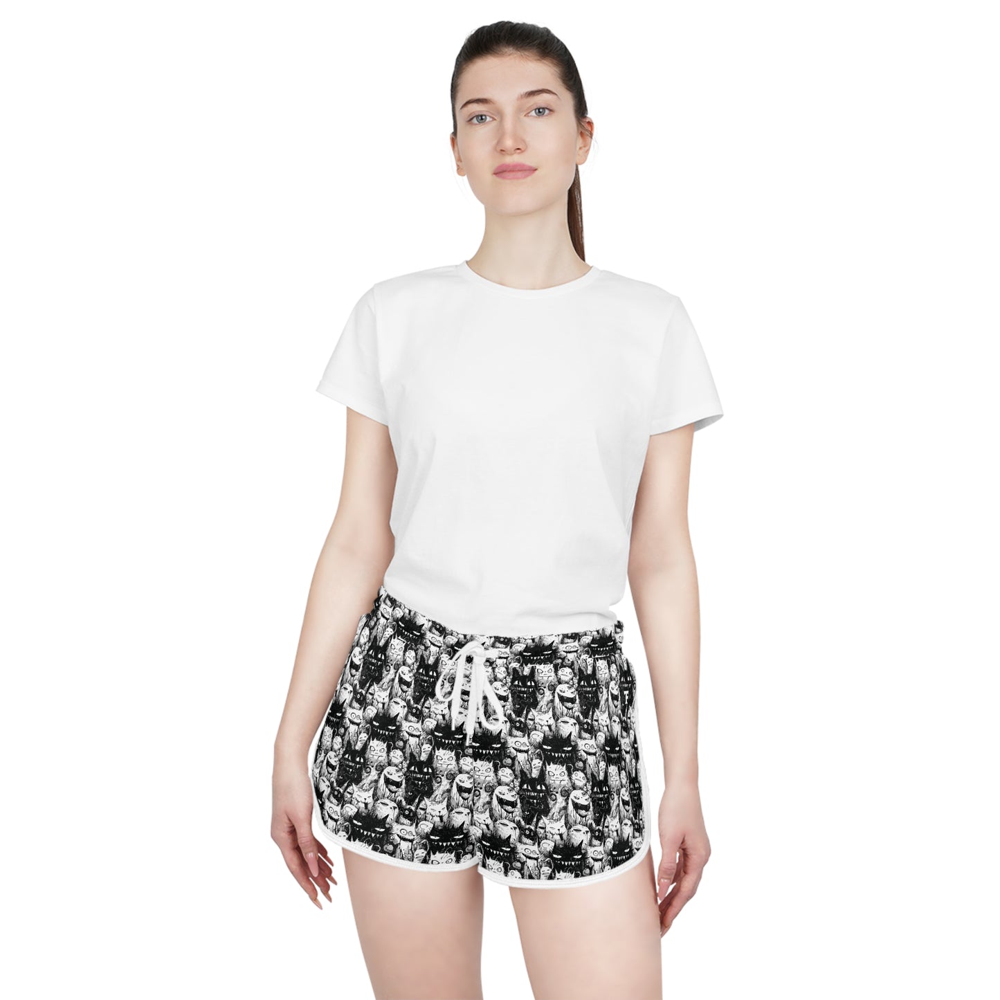 Doodle Monsters - Women's Relaxed Shorts