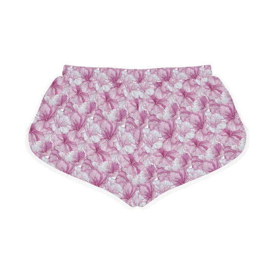 Pink Floral - Women's Relaxed Shorts