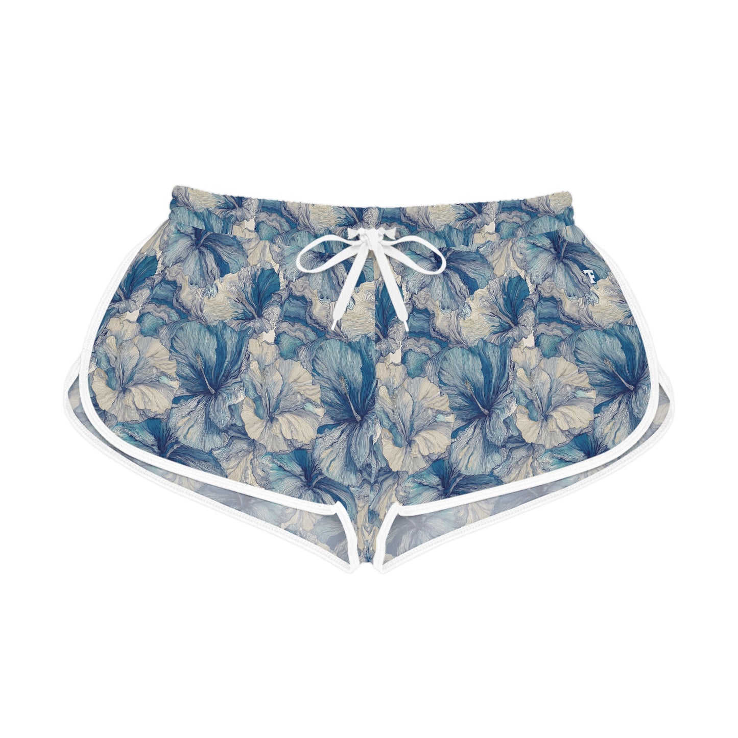Blue Floral - Women's Relaxed Shorts