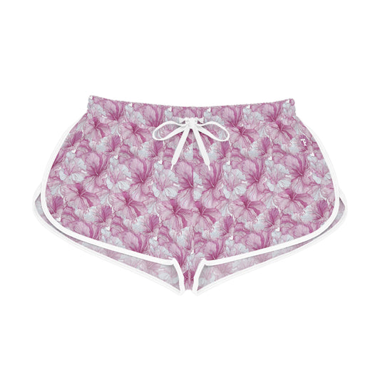 Pink Floral - Women's Relaxed Shorts