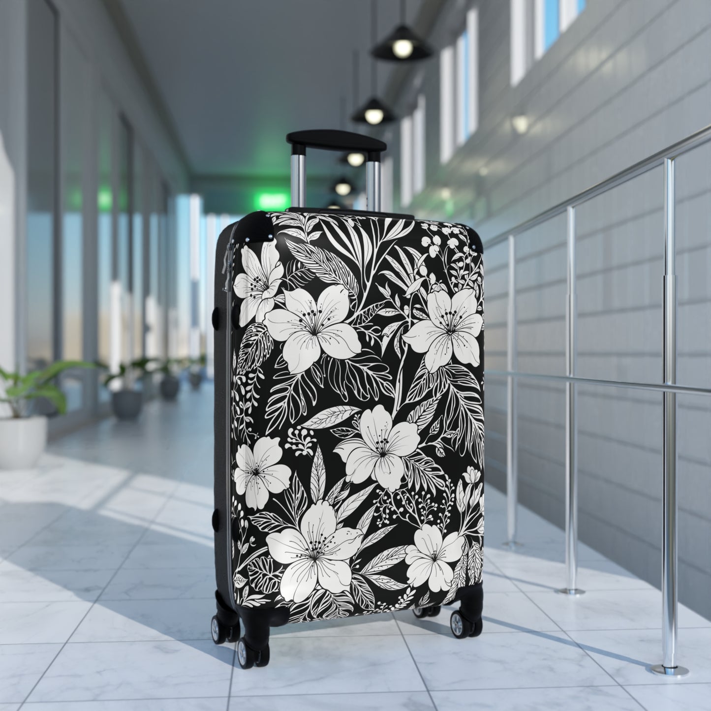 Manga Floral Suitcase
